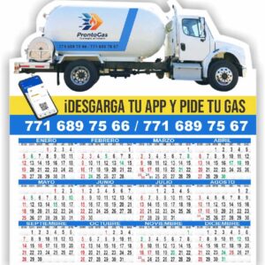100 Calendarios Imantados Personalizados para Refrigerador - Forma especial