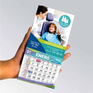 100 Calendarios para refri, con la imagen de tu empresa