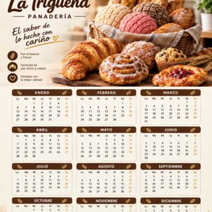 100 Calendarios de pared grande