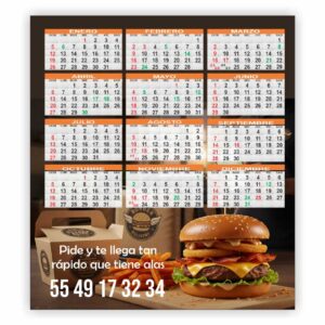 Calendarios de refrigerador para pedidos